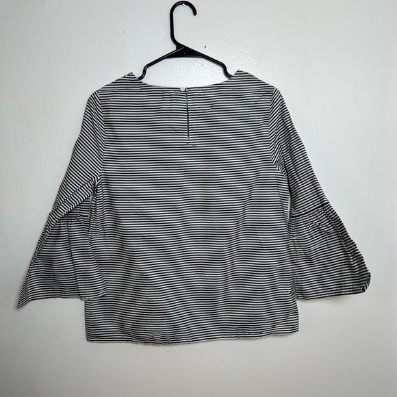 Tommy Hilfiger Womens navy and white striped blouse NWOT SIZE S - Picture 2 of 6